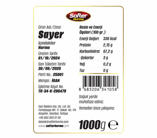 Sayer Hurma, 2 kg. - Görsel 3