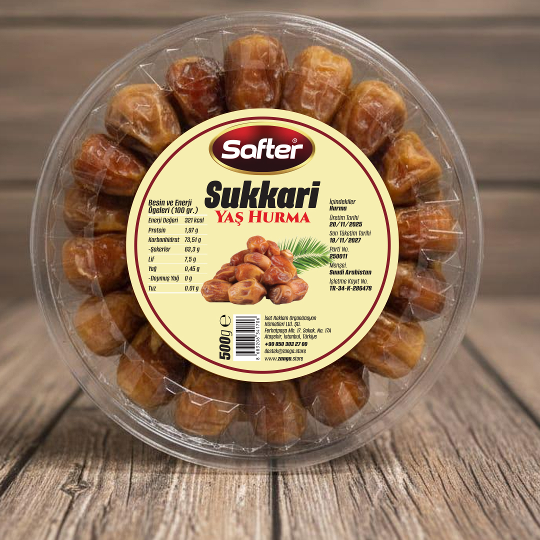 Sukkari Hurma, 500 gr. X 6 Paket
